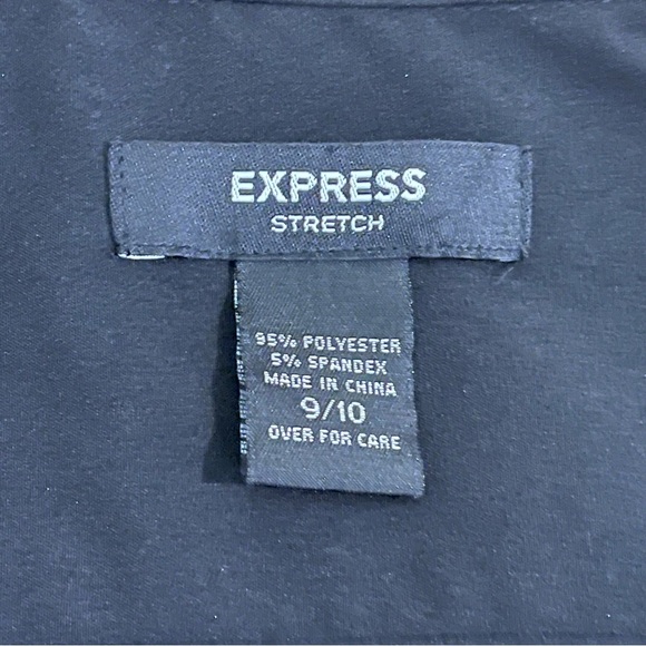 Express Stretch Black Button Down - Picture 5 of 12